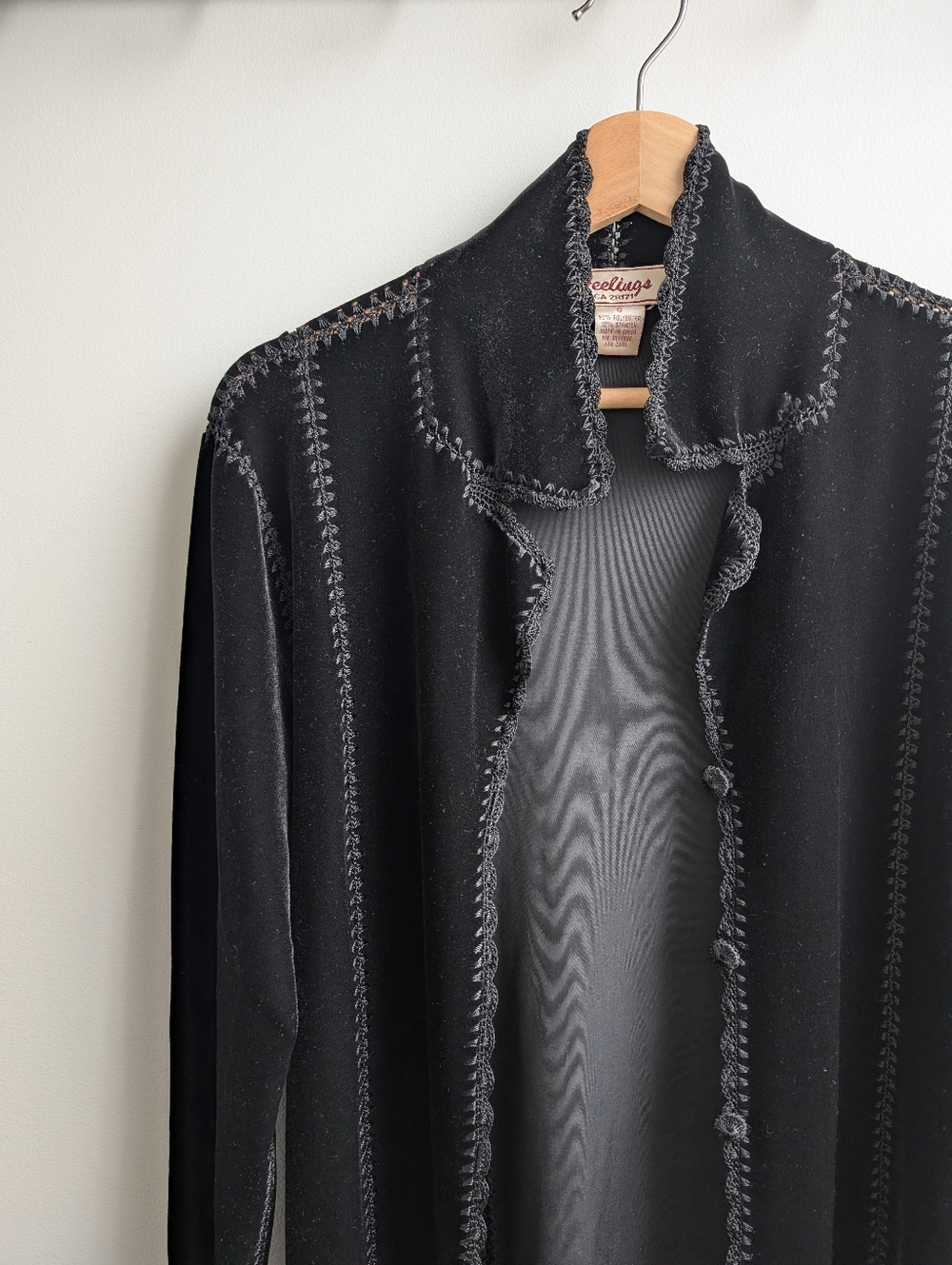 Vintage Velvet Duster - Picture 2 of 6
